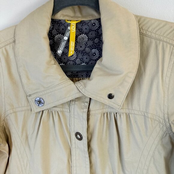 Lole‎ Tan Jacket Coat Excellent 8 Outdoors - Picture 5 of 11